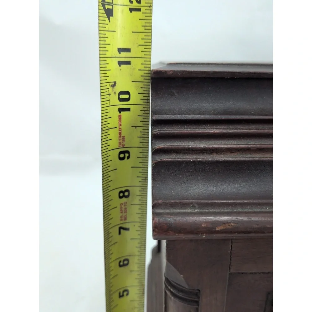 Antique Howe Treadle Sewing Machine Cover Top Coffin Primitive Rare Cottagecore